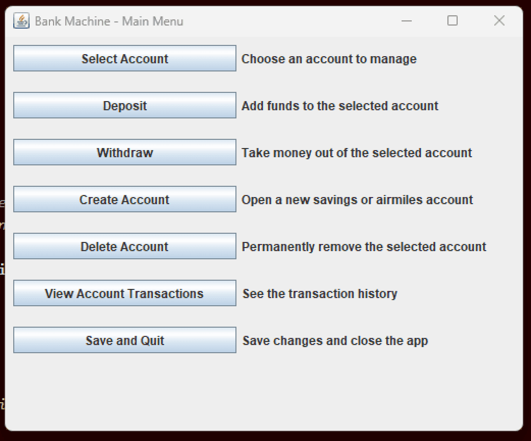 Photo of bank machine